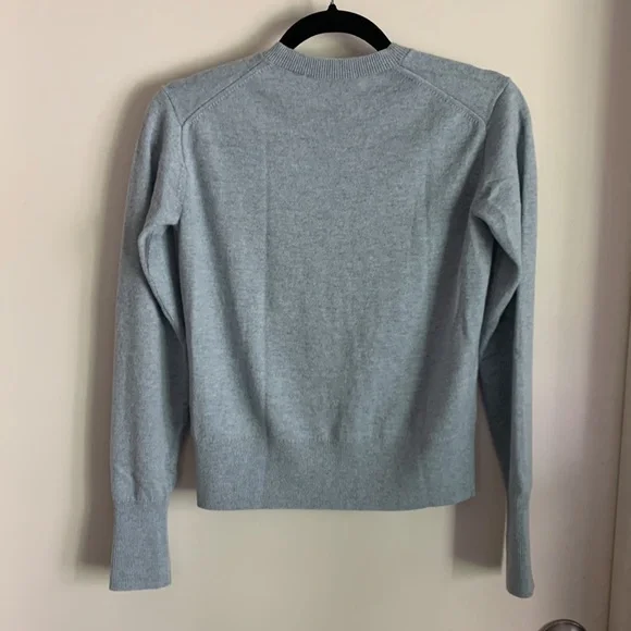 Baby blue cashmere Everlane cardigan - Picture 3 of 4